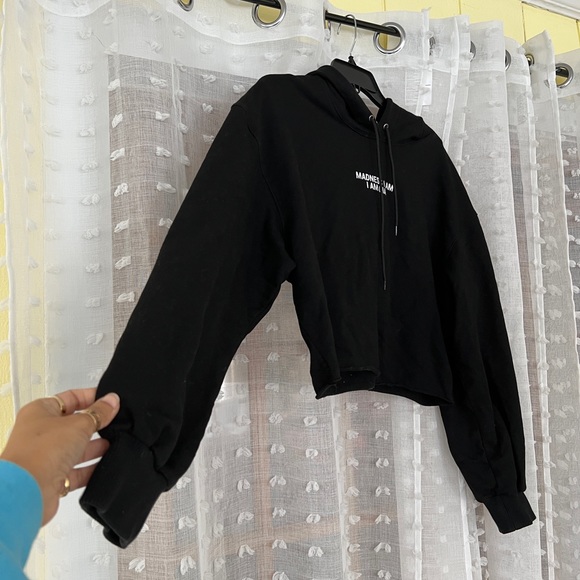 Black cropped hoodie by I.AM.GIA - Picture 3 of 5